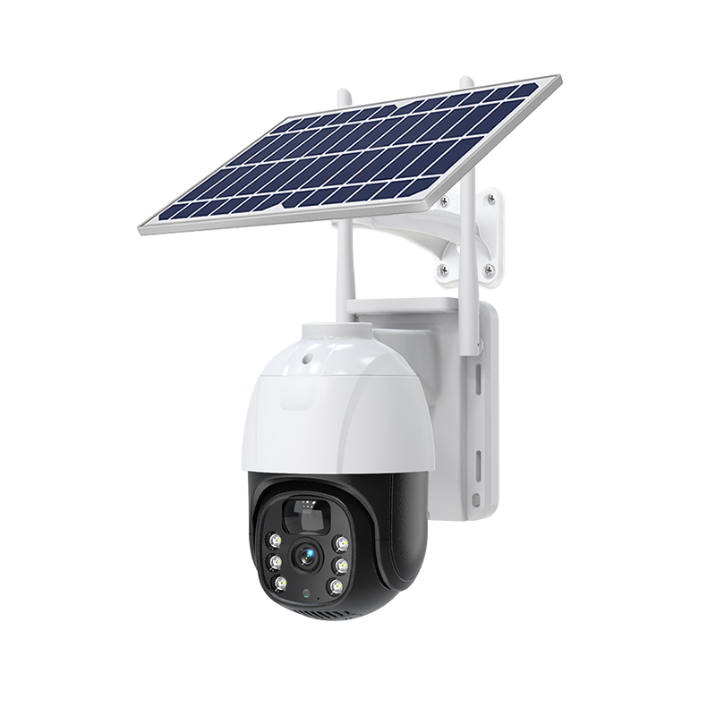 太阳能监控器摄像头家用手机远程无线摄影头4g户外360度室外无网