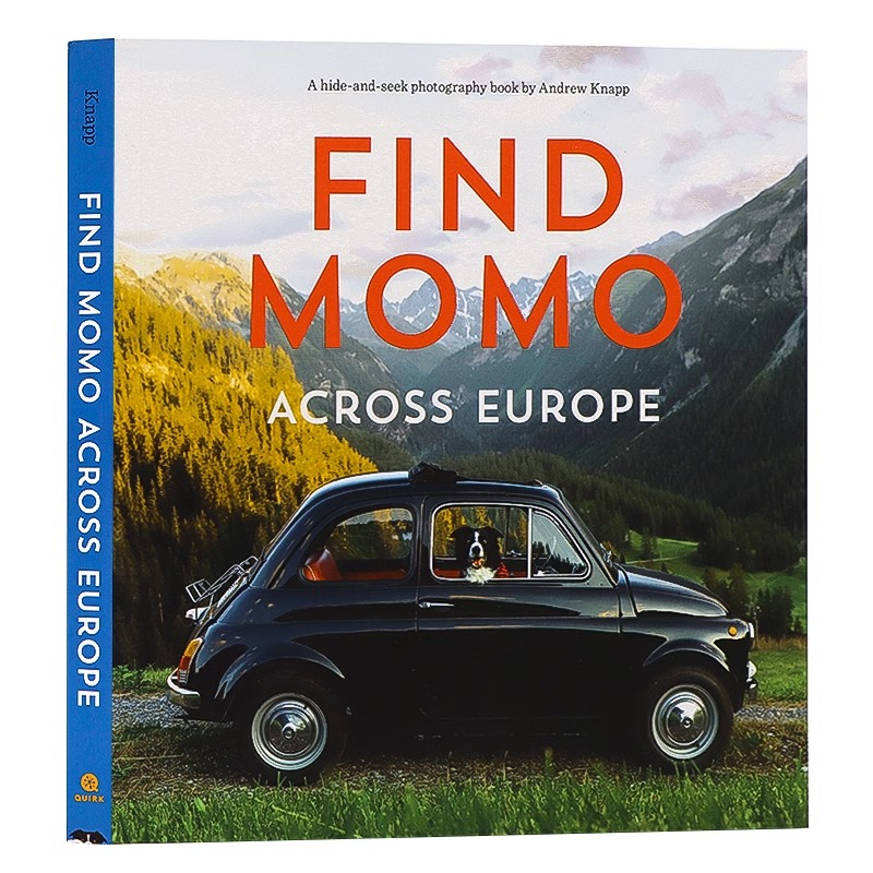 现货 穿越欧洲找到莫莫 英文原版摄影书 Find Momo across Europe 宠物摄影儿童互动学习进口正版插图