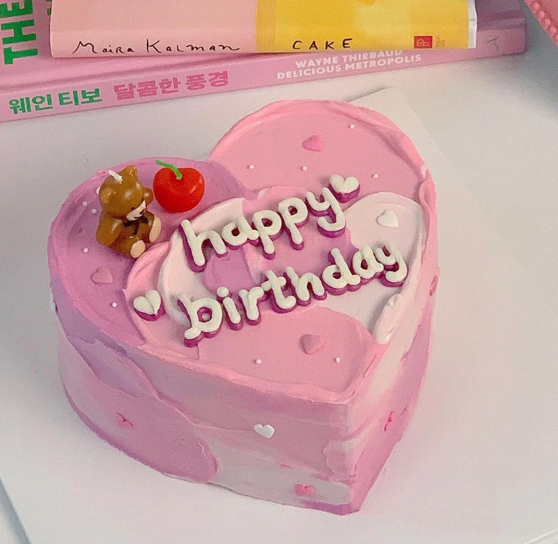 韩国ins复古蛋糕装饰立体樱桃车厘子蜡烛插件水果奶油生日装扮