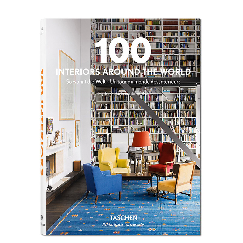 【现货】TASCHEN 100例世界室内设计100 INTERIORS AROUND THE WORLD.空间装饰设计画