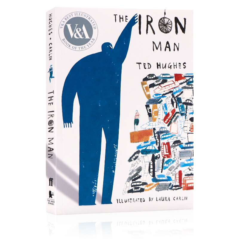 现货 钢铁人 英文原版 The Iron Man 年度V&A插图图书奖 儿童全彩插画版现代童话科幻故事读物中小学