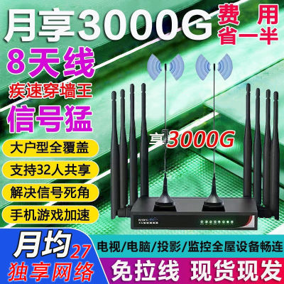 5G免拉线2024新款全网通移动路由器4G无线网家用wifi便携租房上网