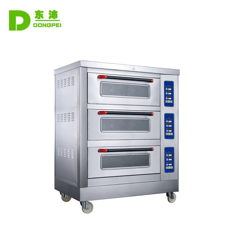 东沛YXDF-60B-S三层六盘电烤箱商用面包房烘焙电热烤炉披萨电烘炉