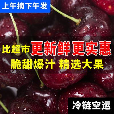 山东美早车厘子红灯新鲜水果超大应季孕妇脆甜批发原装大樱桃【5月22日发完】