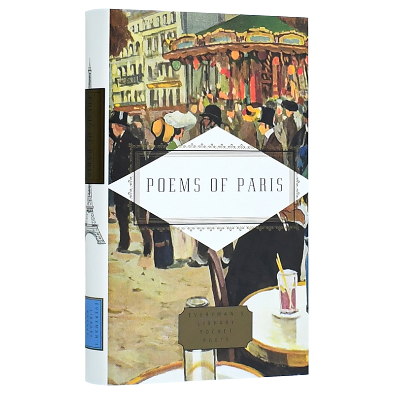 【预售】【Pocket Poets】Poems of Paris 巴黎诗歌 英文原版图书籍进口正版 EmilyFrago
