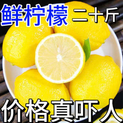 【特价】正宗安岳柠檬柠檬新鲜鲜果应季水果非无籽柠檬整箱批发