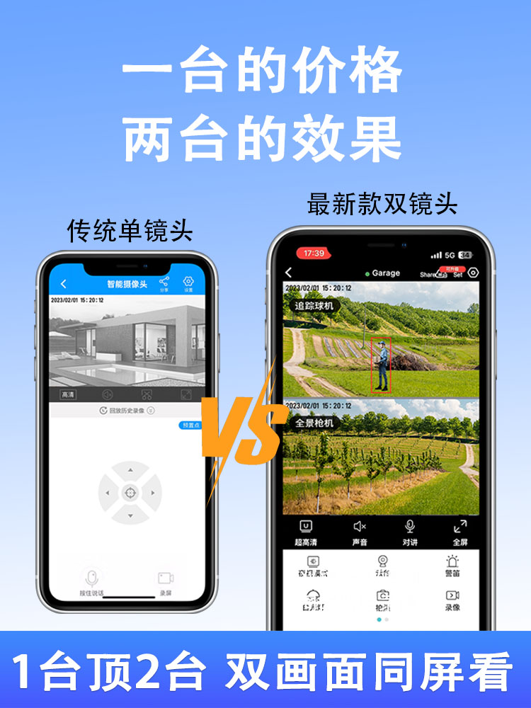 4g太阳能监控器360度无死角手机远程无需网络家用室外夜视摄像头
