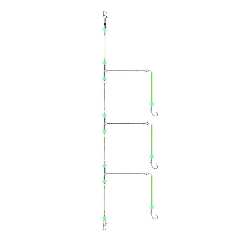 白果子串钩船g钓海钓窜钩钢丝天平钓组抛竿鱼钩鲈鱼线组路亚钓鱼