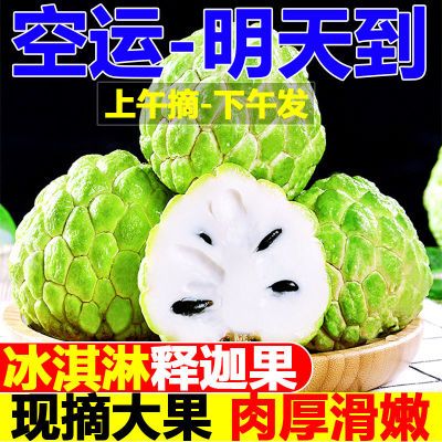 正宗牛奶凤梨释迦果5斤新鲜水果番荔枝林檎果佛头果释迦牟尼果