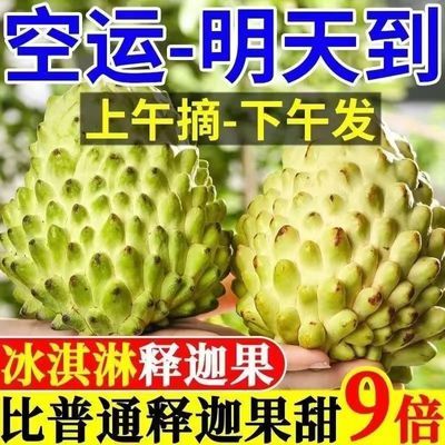 正宗牛奶凤梨释迦果新鲜现摘水果佛头摩尼果番荔枝大果批发