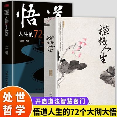 正版 悟道人生的72个大彻大悟 禅悟人生放下励志哲理自我实现哲学