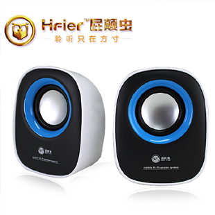 hifier/屁颠虫AV-026迷你电脑音箱台式电脑笔记本桌面USB接口音响