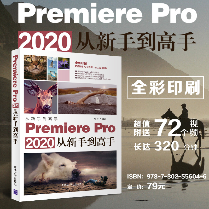 视频教学 Premiere Pro2020从新手到高手 pr教程premiere cc2020影视后期短视频剪辑制作教程