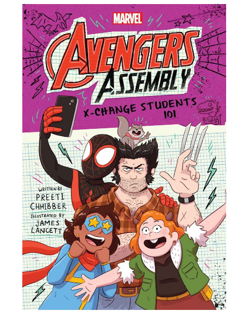 【预售】英文原版 Marvel Avengers Assembly, Book 3, X-Change Students