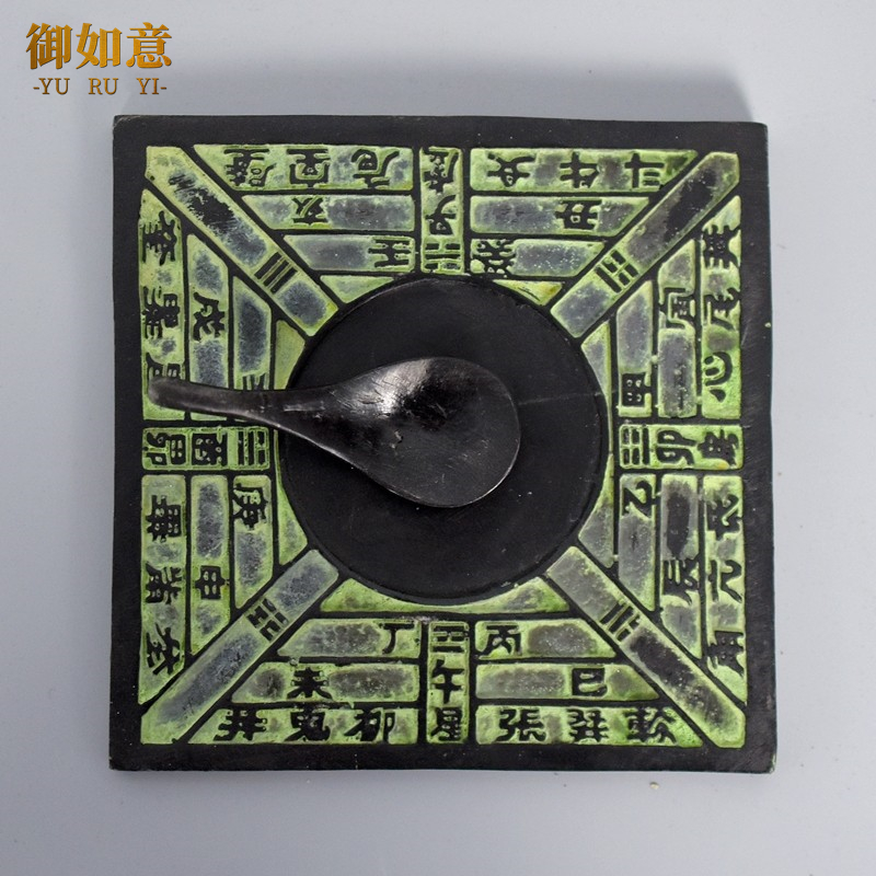 仿青铜器摆件司南模型古代指南针四大发明工艺品教学器材影视道具