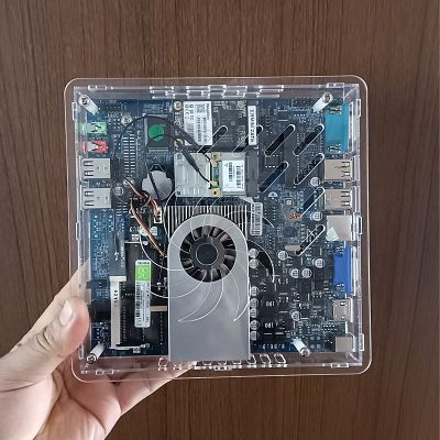 电脑主机1037U2998U3576U便携办公打试卷低功耗透明diy家用主机