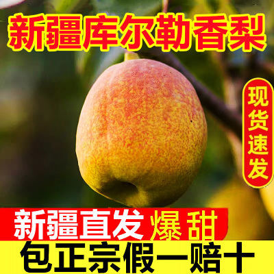 【新疆直发】正宗库尔勒香梨当季新鲜水果整箱薄皮酥脆特级大梨子