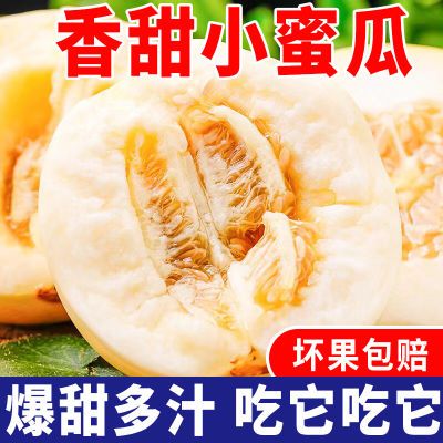 现摘头茬冰淇淋阎良白甜瓜新鲜小香瓜应当季孕妇水果脆甜现货整箱