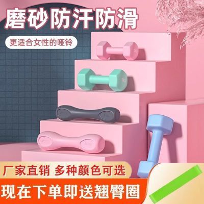 小哑铃 女士一对2kg健身运动减肥器材家用男学生瘦臂瑜伽练胸亚铃