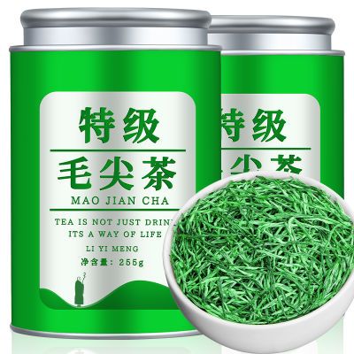 绿茶2024新茶特级毛尖春茶明前浓香耐泡正宗高山手工茶叶罐装