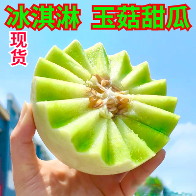 山东玉菇甜瓜蜜瓜新鲜现摘当季水果哈密瓜羊角蜜香瓜奶香蜜瓜整箱