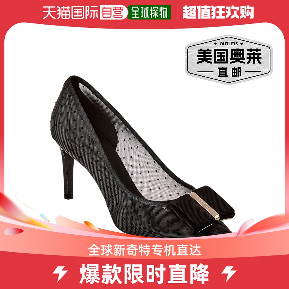 SALVATORE FERRAGAMO Zeri 70 POI 女士 724142 黑色高跟鞋 - 多