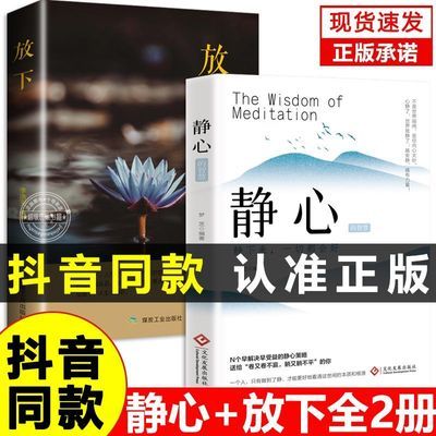 静心放下正版人生智慧哲学战胜焦虑心理学正能量治愈修心修身养性